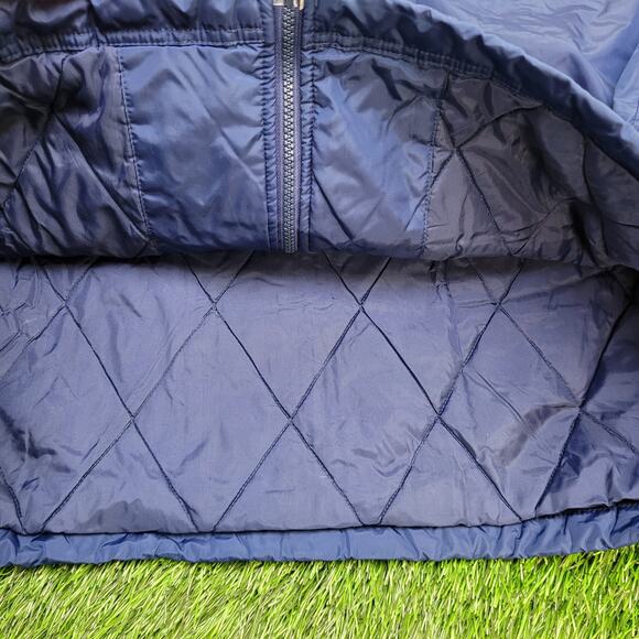 Vintage 90s ADIDAS Hooded Windbreaker Zip Jacket Large 36x27 Boxy Baggy - Picture 15 of 16